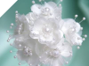 Faux Pearl Flower-Ivory.72/pk