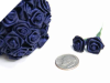 Ribbon Roses-Navy Blue.144/pk
