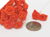 Ribbon Roses-Orange.144/pk