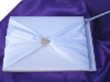 Pearl Cluster Guest Book with Pen - White