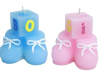 Baby Boot Candle - Pink