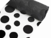 Organza Groovy Dots Roll 30.48cm x 9.14m - Black