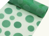 Organza Groovy Dots Roll 30.48cm x 9.14m - Emerald
