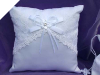 Lace Wedding Ring Pillow-White