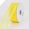0.95cm Satin Edge Organza - Yellow (Bright)