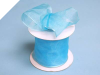6.35 cm Wired Organza-Turquoise