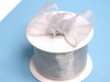 6.35 cm Wired Organza-Silver (Out of Stock)