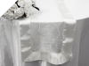 Motif Embroidery Table Runner - White