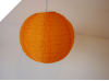 25.40cm Solar Powered Lantern-Orange