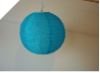 25.40cm Solar Powered Lantern-Blue/Turquoise