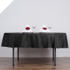 177.80cm Round Tablecloth - Black
