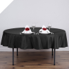 228.60cm  Round Tablecloth - Black