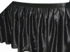 Satin Table Skirt - Black (3 sizes)