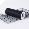Polka Dot Tulle Roll 15.24cm x 9.14m - Black