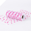 Polka Dot Tulle Roll 15.24cm x 9.14m - Fuchsia/Hot Pink