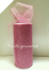 Glitter Tulle Roll 15.24cm x 22.86m - Pink (Baby)