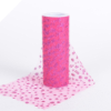 Sparkle Dot Tulle Roll 15.24cm x 9.14m - Fuchsia/Hot Pink