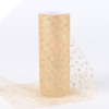 Sparkle Dot Tulle Roll 15.24cm x 9.14m - Gold