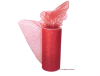 Glitter Tulle Roll 15.24cm x 9.14m - Red