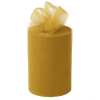 15.24cm x 91.44m Tulle Roll - Gold