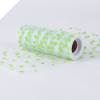 Polka Dot Tulle Roll 15.24cm x 9.14m - Apple Green