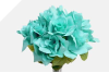 Velvet Bloom Roses - Turquoise 1-bunch