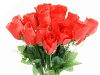Silk Rose Buds - Red 1-bunch