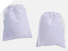 10.16 cm x 12.70 cm White Velvet Bags-25/pk