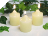 Ivory Votive Candles-12/pk