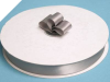 2.22 cm Satin Ribbon-Silver