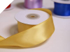 3.81 cm Wired Satin Ribbon - Gold