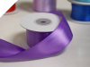 3.81 cm Wired Satin Ribbon - Purple