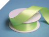 2.22 cm Wired Satin Ribbon - Apple Green