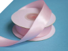 2.22 cm Wired Satin Ribbon - Pink