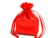 11.43 cm x 13.97 cm Red Satin Bags-12/pk
