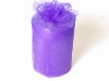 15.24cm x 91.44m Tulle Roll - Purple