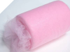 22.86cm x 91.44m Tulle Roll - Pink