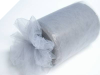 22.86cm x 91.44m Tulle Roll - Silver