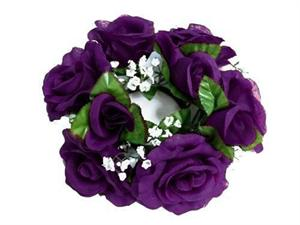 Candle Ring-Purple-1/pk Candle Ring-Purple-1/pk
