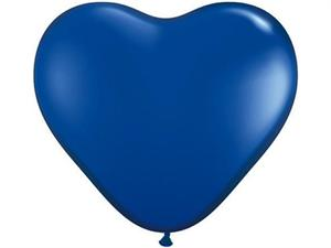 Love Heart Balloons-Blue 25/pk Love Heart Balloons-Blue 25/pk