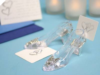 Silver Cinderella Slipper-12/pk Silver Cinderella Slipper-12/pk