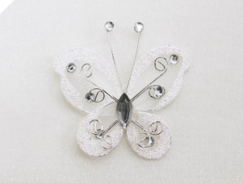 Bewitching Butterfly - White Bewitching Butterfly - White