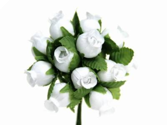 Rose Bud-White.144/pk Rose Bud-White.144/pk