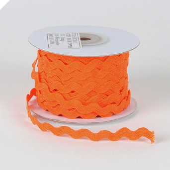 10mm Ric Rac - Orange 10mm Ric Rac - Orange