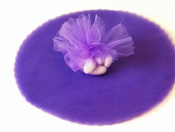 22.86 cm Tulle Circle - Purple/25pk 22.86 cm Tulle Circle - Purple/25pk