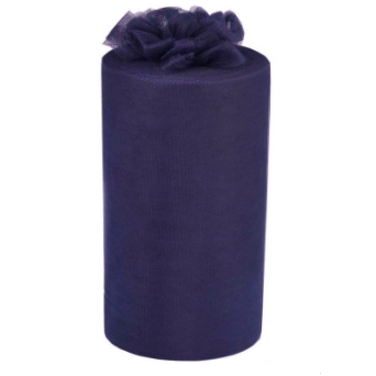 22.86cm x 91.44m Tulle Roll - Navy Blue 22.86cm x 91.44m Tulle Roll - Navy Blue