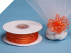0.31 cm Pull Ribbon-Coral Orange