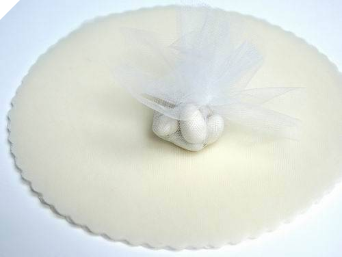 30.48 cm Tulle Circle-Ivory/25pk 30.48 cm Tulle Circle-Ivory/25pk